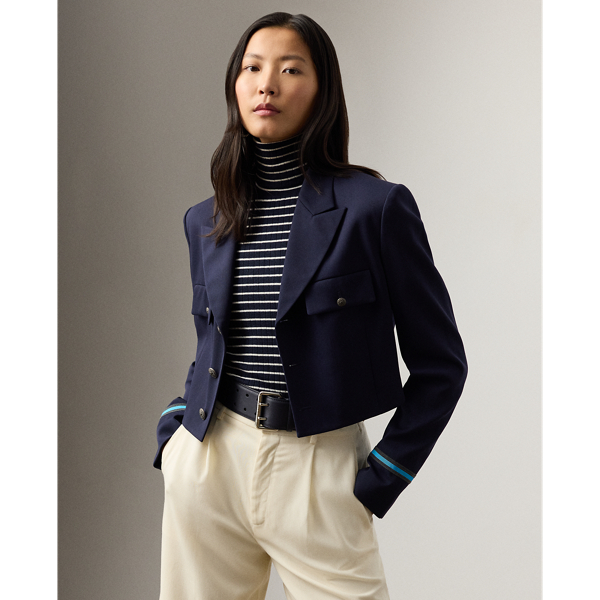 Nell Wool-Blend Gabardine Jacket