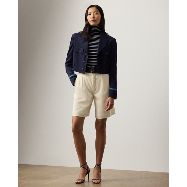 Short Minetta in Gabardine di Lana - Ralph Lauren