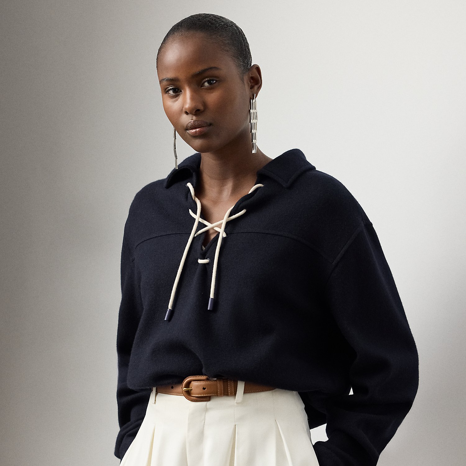 Tyrus Felted Cashmere Jersey Sweatshirt