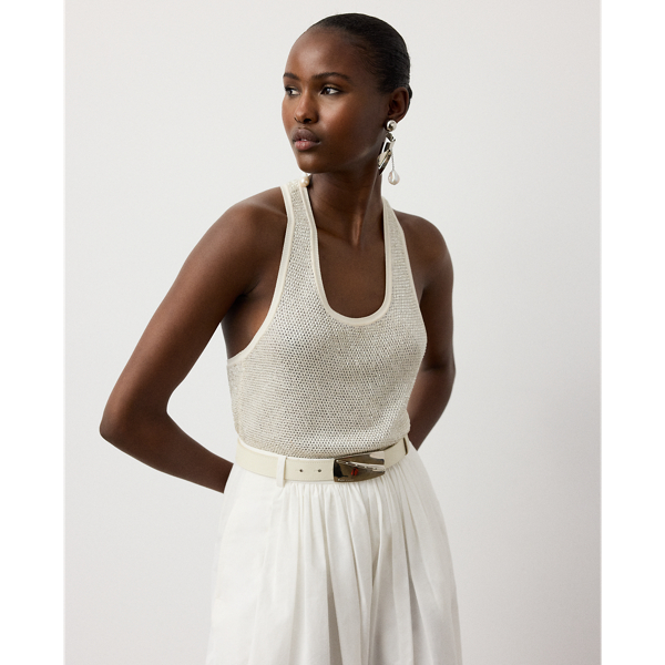 Embellished Racerback Jumper Tank Top