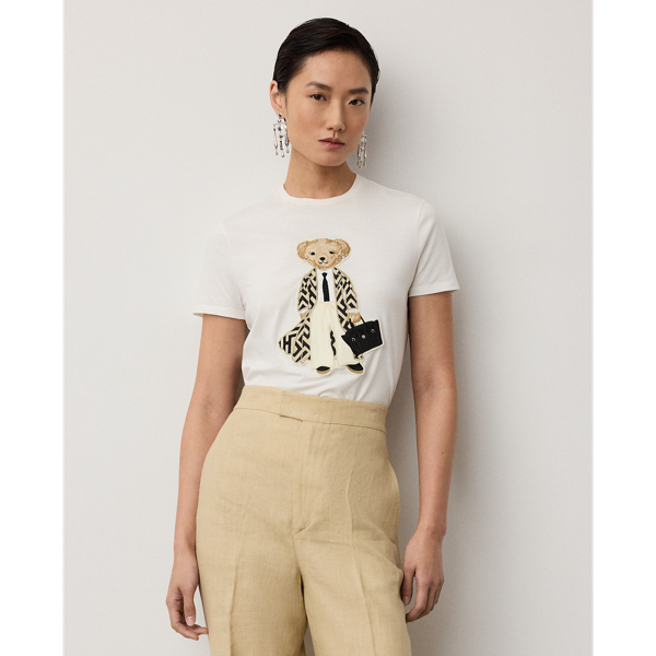 Spring Polo Bear Cotton T-Shirt
