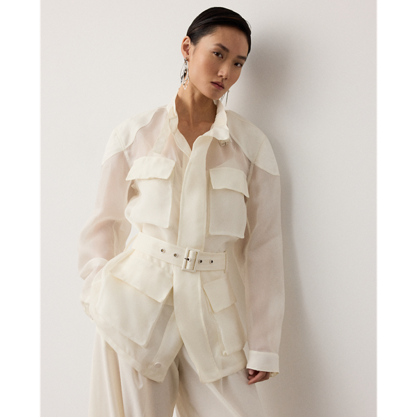 Zaria Silk Gazar Field Jacket