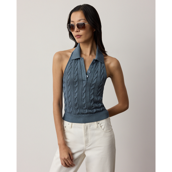 Maglia Polo a Trecce Halter Ralph Lauren - Eleganza Estiva