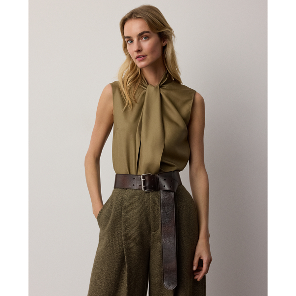 Top Gilmore in Taffetà di Raso - Eleganza Ralph Lauren
