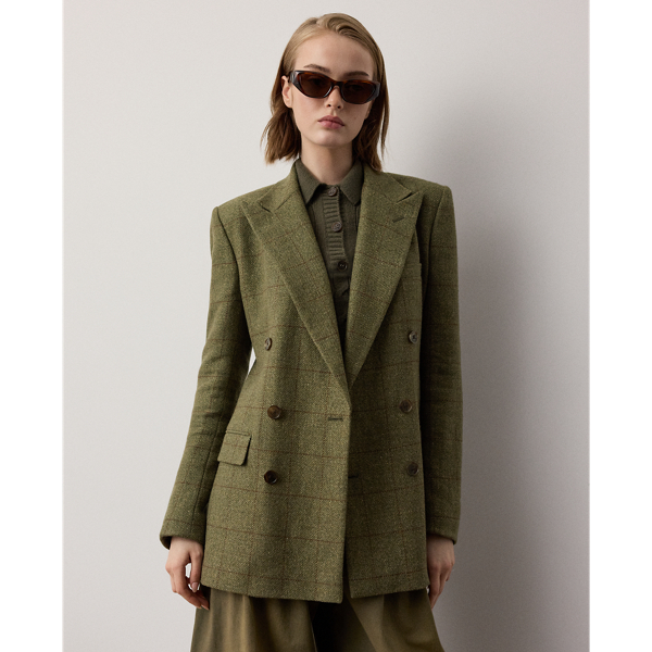 Ramona Windowpane Tweed Jacket