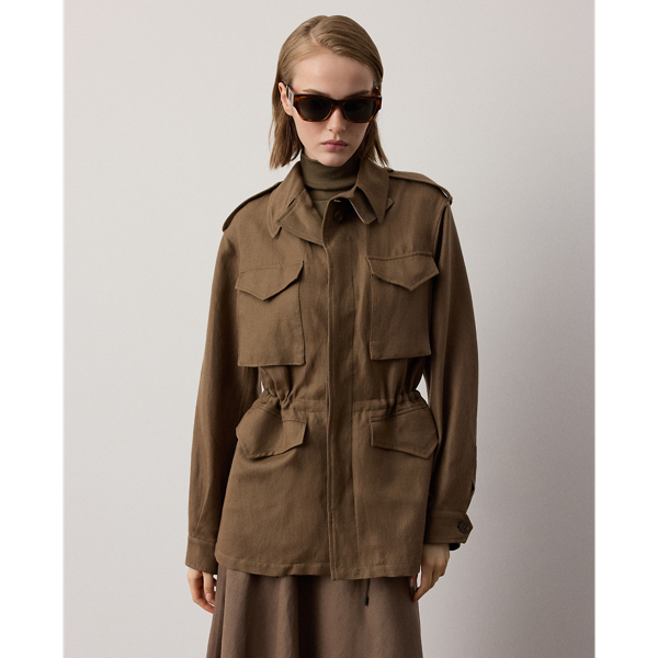 Milton Cashmere-Linen Field Jacket
