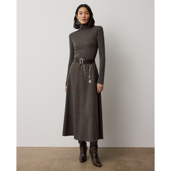 Emmerson Tick-Weave Jersey Day Dress