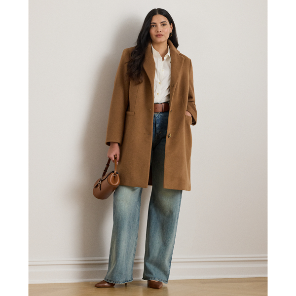 Lauren Woman Ralph Lauren Wool-blend Reefer Coat