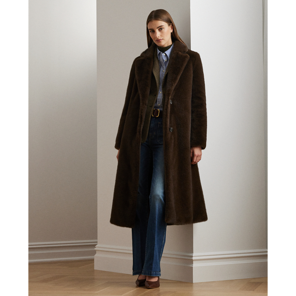 Faux-Fur Coat - Lauren - Modalova