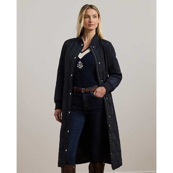 Longue veste à matelassage style oignon - Lauren - Modalova