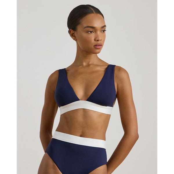 Top Bikini Bicolore Regolabile Ralph Lauren