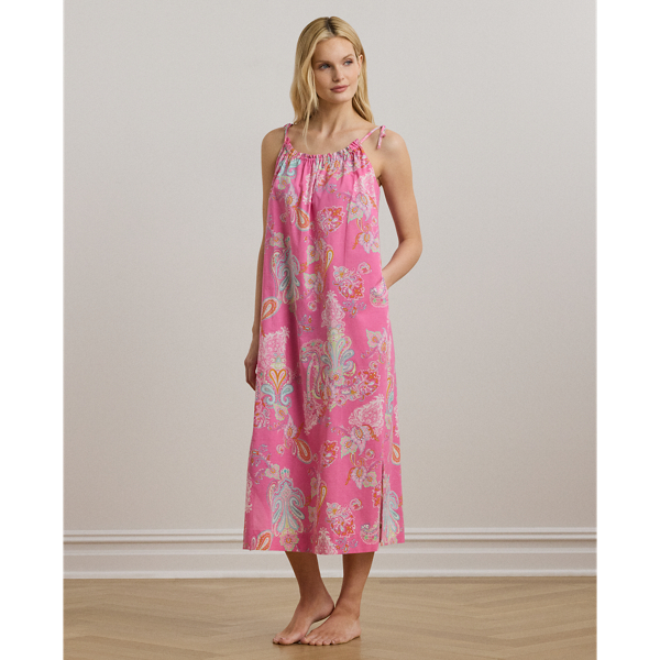 Ralph Lauren Paisley Cotton-blend Ballet Nightgown