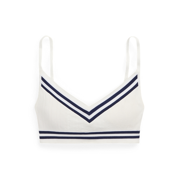 Reggiseno Ralph Lauren con scollo a V e trecce