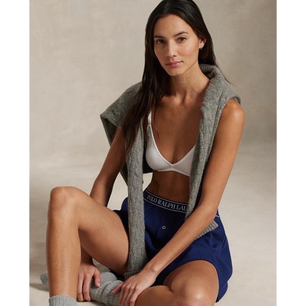 Haut de bikini triangle festonné - Polo Ralph Lauren - Modalova