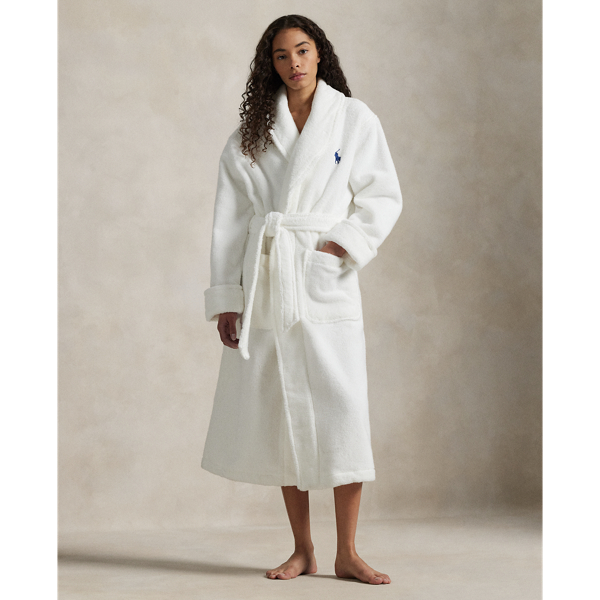 Polo Ralph Lauren Polo Bear Cotton Terry Robe In Beret Bear | ModeSens