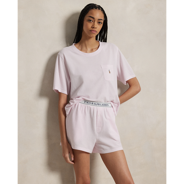 T-shirt et boxer de pyjama en maille - Polo Ralph Lauren - Modalova