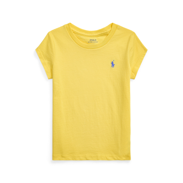 Polo Ralph Lauren Cotton Jersey Tee In Oasis Yellow