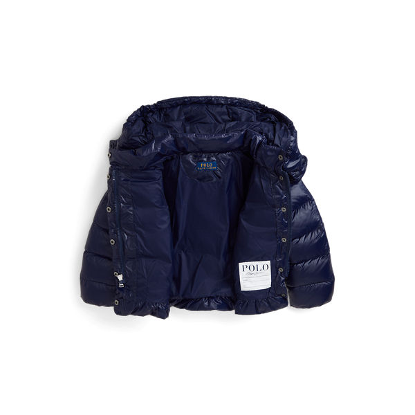 POLO RALPH LAUREN CHILDRENSWEAR】ダウン フーデッド ペプラム ジャケット I (ジャケット/アウター)ネイビー | ラルフ  ローレン公式オンラインストア