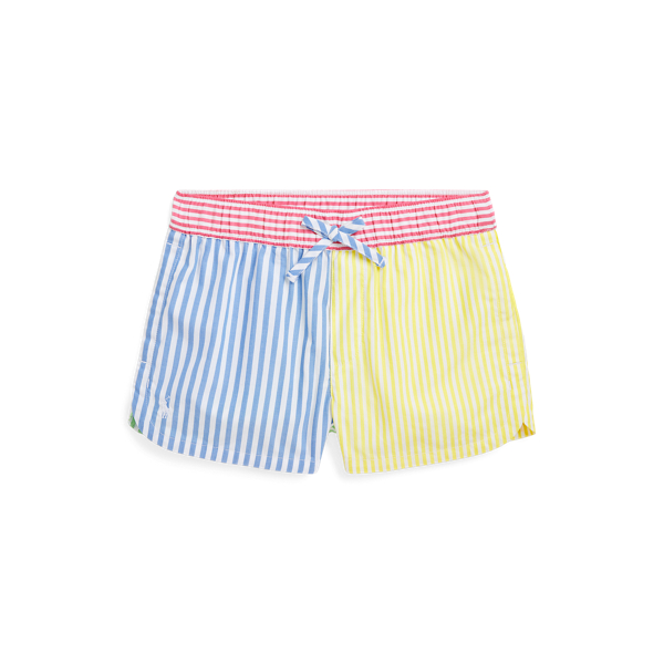 Polo Ralph Lauren Striped Cotton Fun Short In Multi