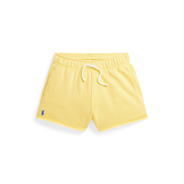 Polo Ralph Lauren Raw-hem Terry Short In Banana Peel
