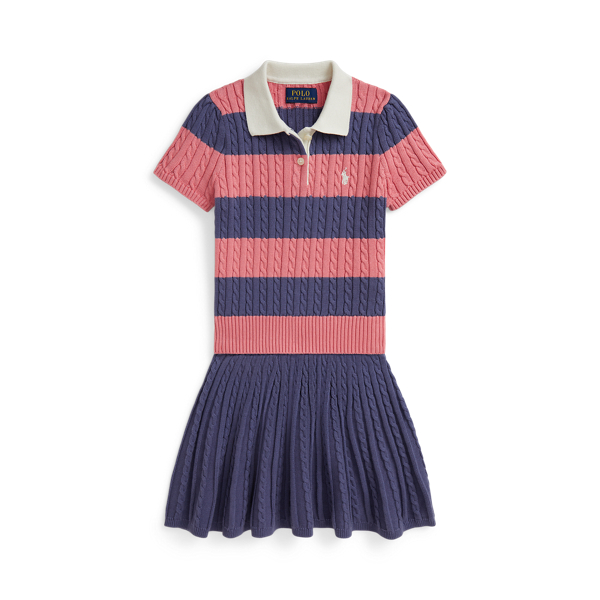 Polo Ralph Lauren Ralph Lauren Cable Cotton Polo Sweater & Skirt Set