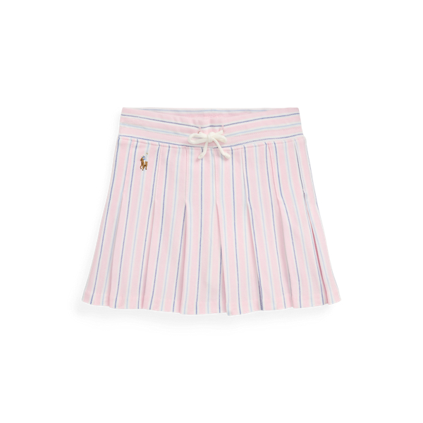 Polo Ralph Lauren Ralph Lauren Striped Pleated Oxford Mesh Skort