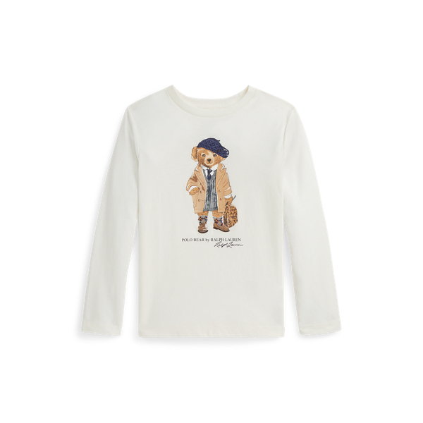 Polo Ralph Lauren Logo Long-sleeve T-shirt In White