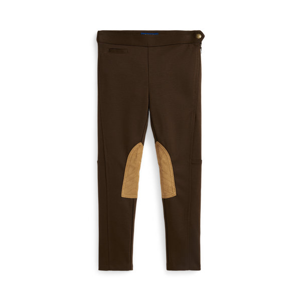 Polo Ralph Lauren Ralph Lauren Equestrian-inspired Ponte Legging In Brown
