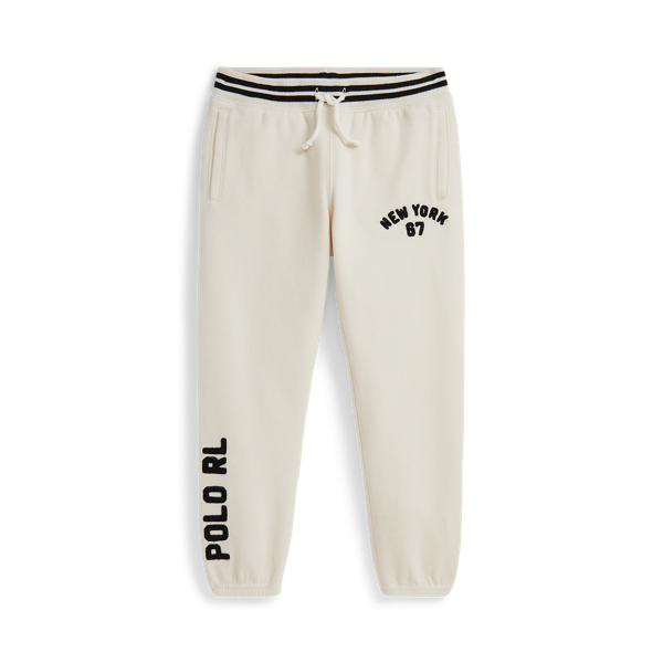 Polo Ralph Lauren Ralph Lauren Logo Fleece Jogger Pant In Brown