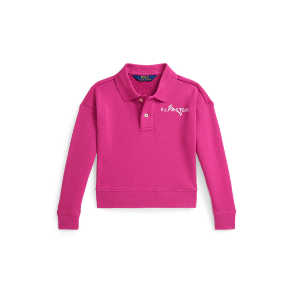 Polo Ralph Lauren Ralph Lauren Polo Team Terry Polo Sweatshirt In Pink