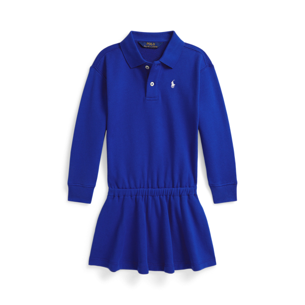 Polo Ralph Lauren Ralph Lauren Polo Team Terry Polo Dress In Blue