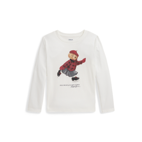 Polo Ralph Lauren Ralph Lauren Polo Bear Cotton Long-sleeve Tee In White