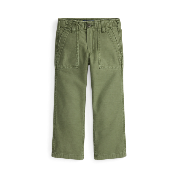 Polo Ralph Lauren Ralph Lauren Cotton Sateen Ricky Pant In Green