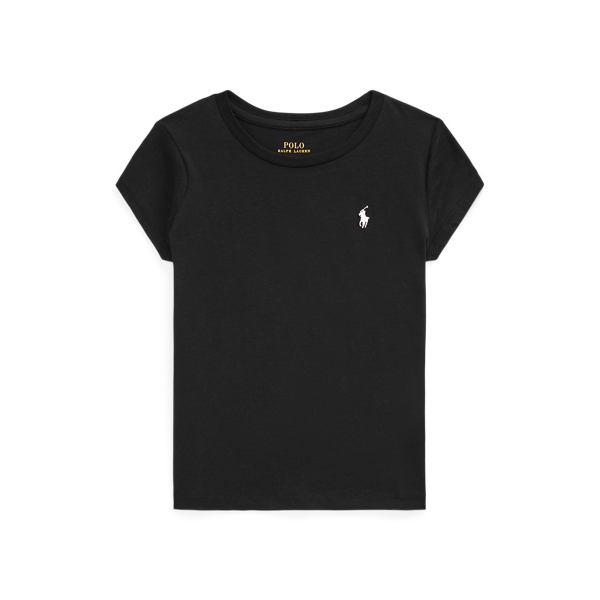 Polo Ralph Lauren Cotton Jersey Tee In Black