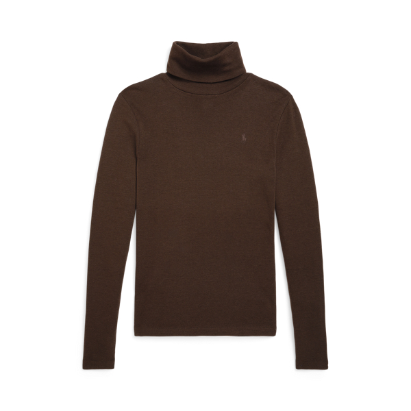 Polo Ralph Lauren Ralph Lauren Ribbed Cotton-modal Turtleneck