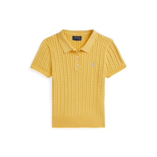Polo Ralph Lauren Ralph Lauren Mini-cable Cotton Polo Sweater