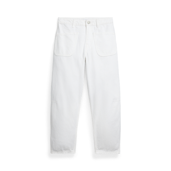 Polo Ralph Lauren Curved Tapered Cotton Denim Jean In Cali Wash