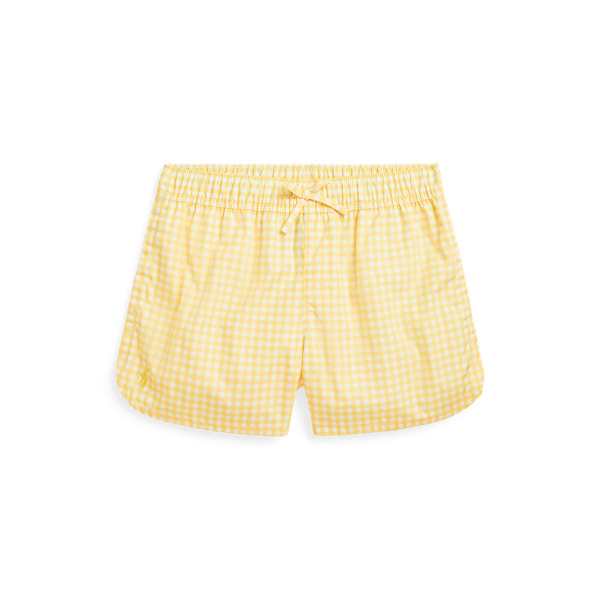 Polo Ralph Lauren Gingham Ripstop Short In Yellow Gingham
