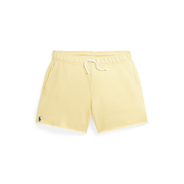 Polo Ralph Lauren Raw-hem Terry Short In Banana Peel