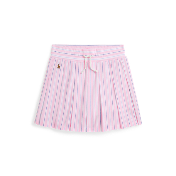 Polo Ralph Lauren Ralph Lauren Striped Pleated Oxford Mesh Skort