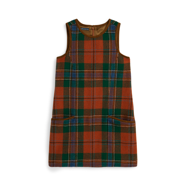 Polo Ralph Lauren Ralph Lauren Plaid Wool-blend Dress In Multi