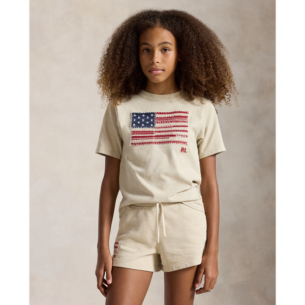 Flag Cotton Jersey T-Shirt
