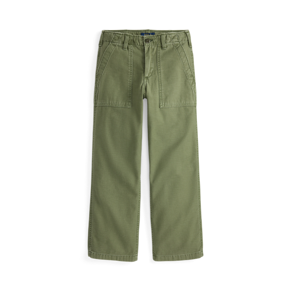 Polo Ralph Lauren Ralph Lauren Cotton Sateen Ricky Pant In Green