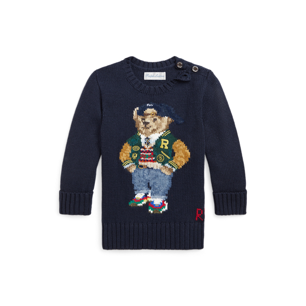 POLO RALPH LAUREN CHILDRENSWEAR】Polo ベア クルーネック セーター I (トップス/ニット/セーター)ネイビー | ラルフ  ローレン公式オンラインストア