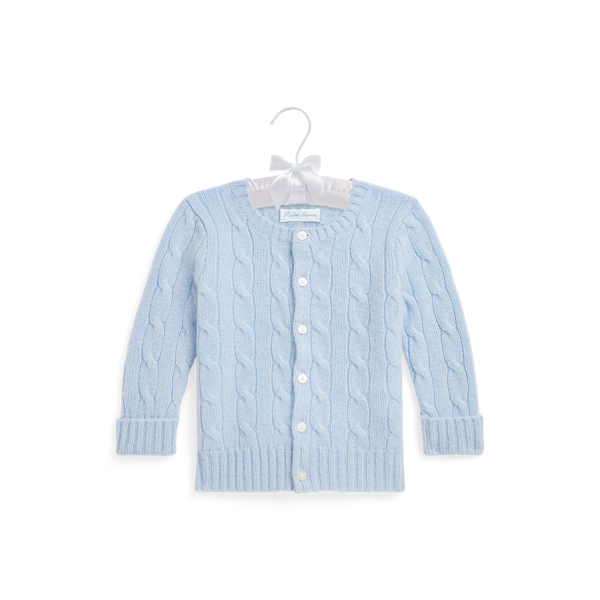 POLO RALPH LAUREN RALPH LAUREN CABLE-KNIT CASHMERE CARDIGAN