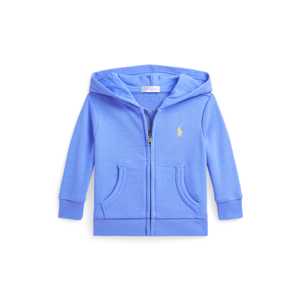 Polo Ralph Lauren French Terry Full-zip Hoodie In Harbor Island Blue