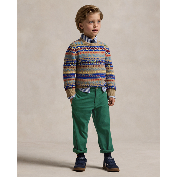 Polo Ralph Lauren Straight Fit Flex Abrasion Twill Pant In New Forest