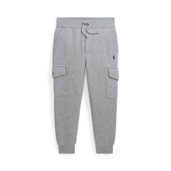 Polo Ralph Lauren Big Boys Fleece Cargo Jogger Pants In Andover Heather