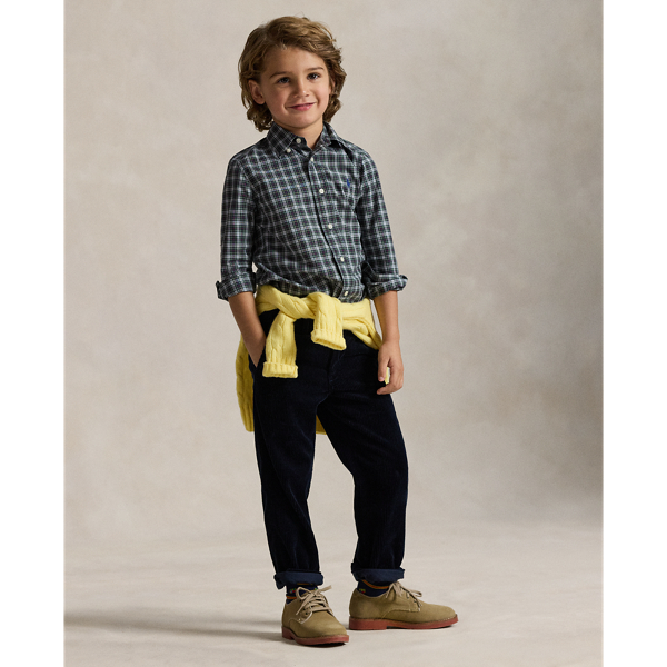 Polo Ralph Lauren Straight Fit Cotton Corduroy Pant In Hunter Navy