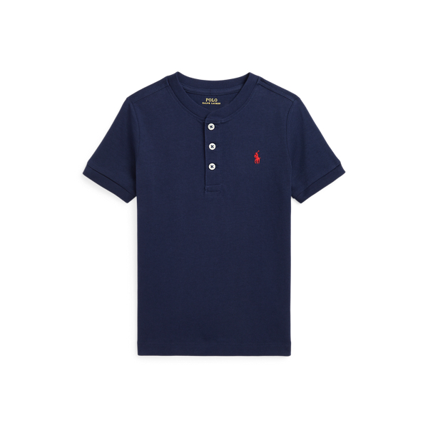 Polo Ralph Lauren Lauren Boys Navy Custom Fit Polo Top 8 - 10 Yrs Blue In Refined Navy